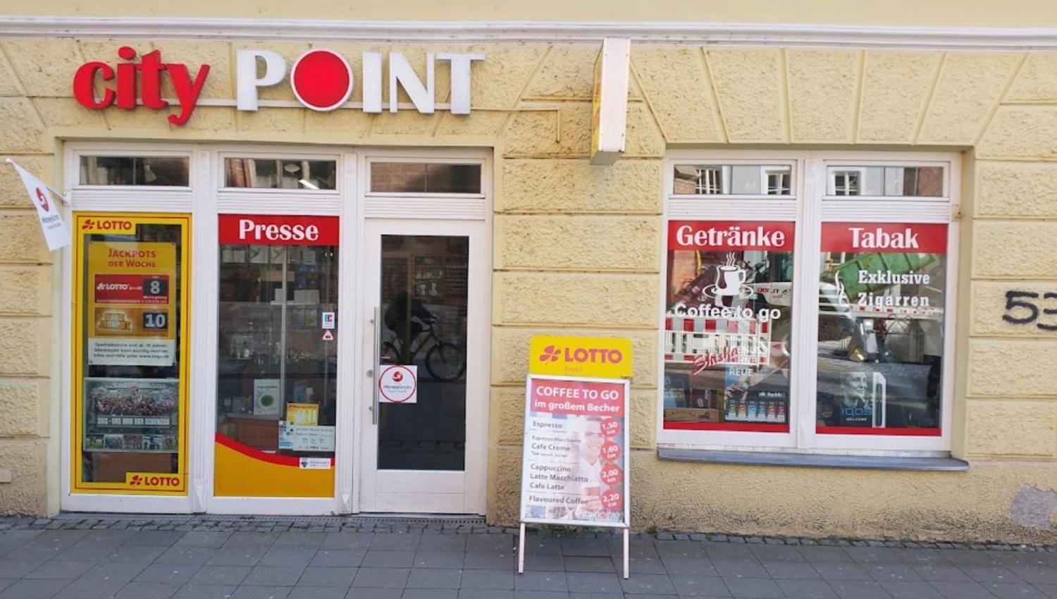 city Point Ingolstadt und Gaimersheim - Lotto Tabak Zeitungen Getr�nke Kaffee